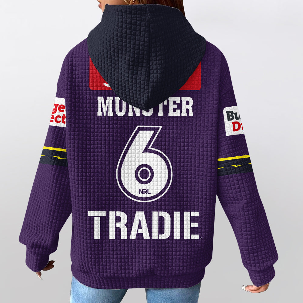Melbourne Cameron Munster Unisex Home Waffle Hoodie