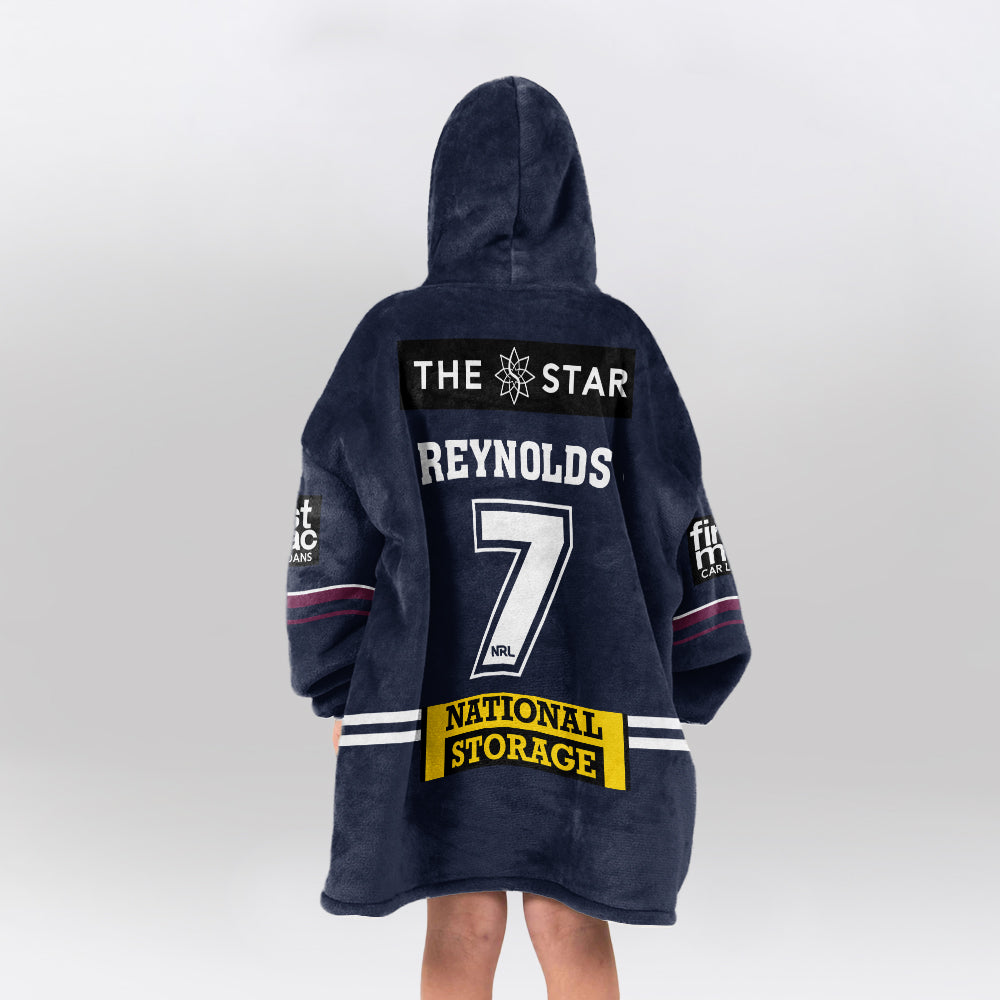 Brisbane Adam Reynolds 7 Blanket Hoodie