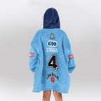 NSW Blues Rugby Blanket Hoodie