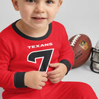 Houston Texans Football!! Inspired Bamboo Two Piece Long Sleeve Pajama Set