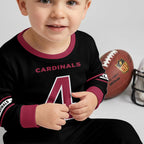 Arizona Cardinals Football!! Inspired Bamboo Two Piece Long Sleeve Pajama Set