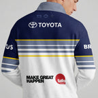 Cowboys Quarterzip Waffle Sweatshirt
