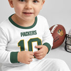 Packers JL10 Football! Inspired Bamboo Two Piece Long Sleeve Pajama Set