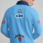 NSW Blues Rugby  Quarterzip Waffle Sweatshirt
