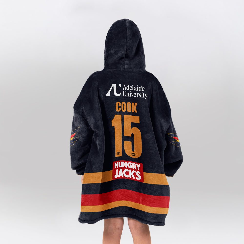 Adelaide Football 2026 Home Cook 15 Blanket Hoodie