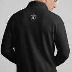 Raiders x D.V. Quarterzip Waffle Sweatshirt