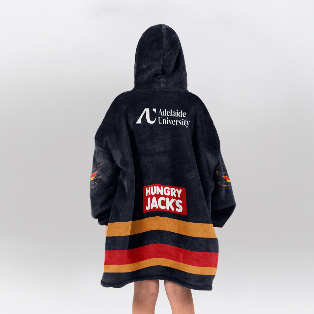 Adelaide Football 2026 Home Blanket Hoodie