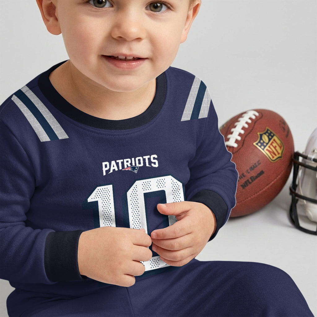 NE Football! Inspired Bamboo Two Piece Long Sleeve Pajama Set