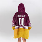 Brisbane Rugby Old School Blanket Hoodie