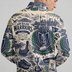 New Zealand Warriors Quarterzip Waffle Sweatshirt