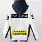 Brisbane Unisex White Waffle Hoodie