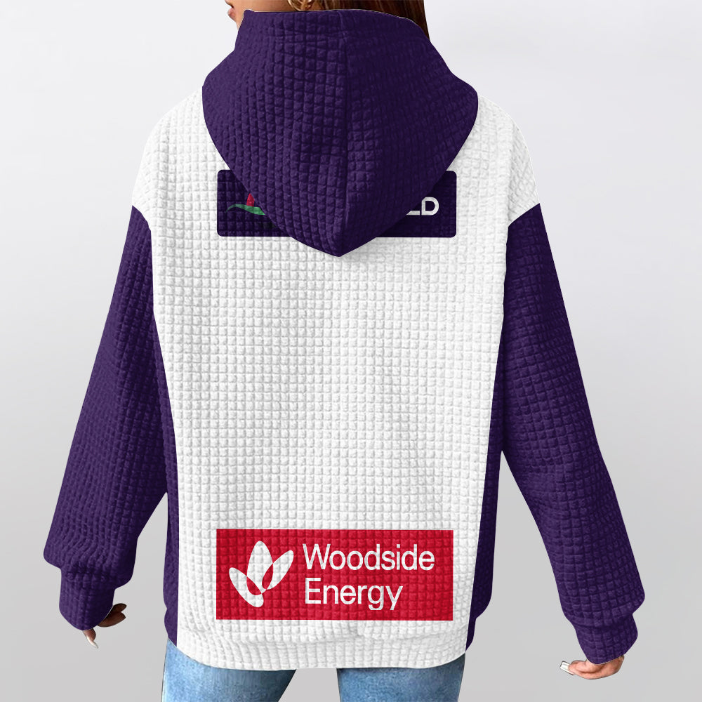 Fremantle Football Unisex Waffle Hoodie