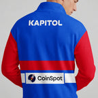 Western Bulldogs Quarterzip Waffle Sweatshirt