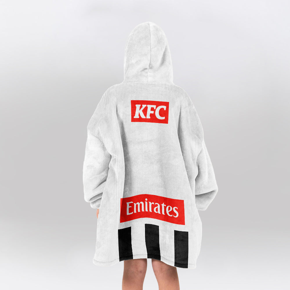 Collingwood Football Blanket Hoodie