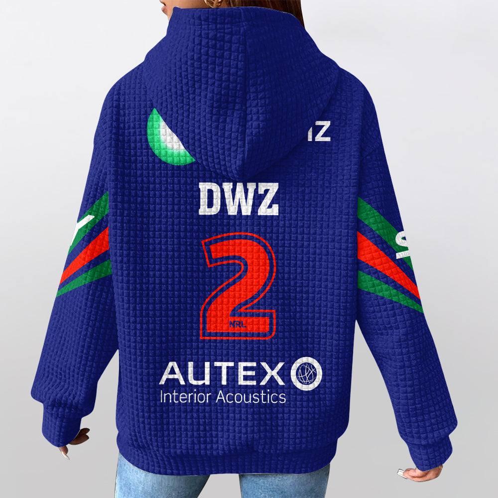 New Zealand 2026 Home Unisex Waffle Hoodie