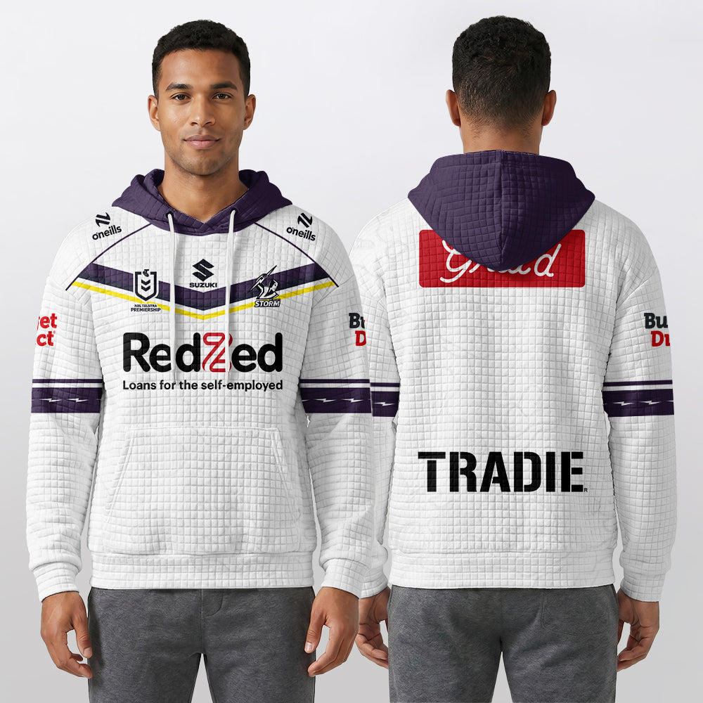Melbourne Unisex Away Waffle Hoodie