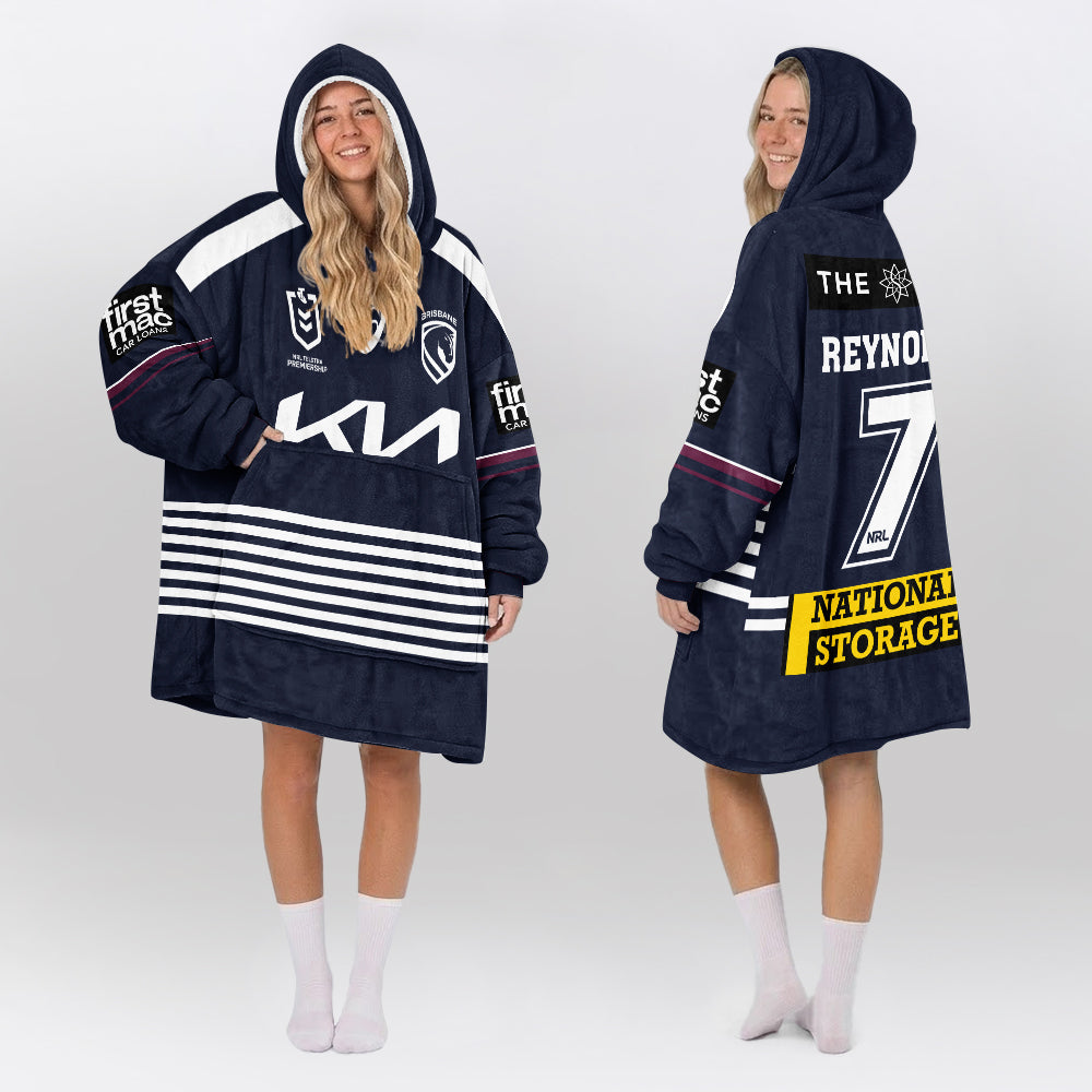 Brisbane Adam Reynolds 7 Blanket Hoodie