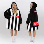Collingwood Football Blanket Hoodie