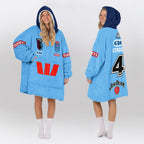 NSW Blues Rugby Blanket Hoodie