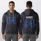 Indianapolis C. Rivalries Warren 84 Football Waffle Hoodie