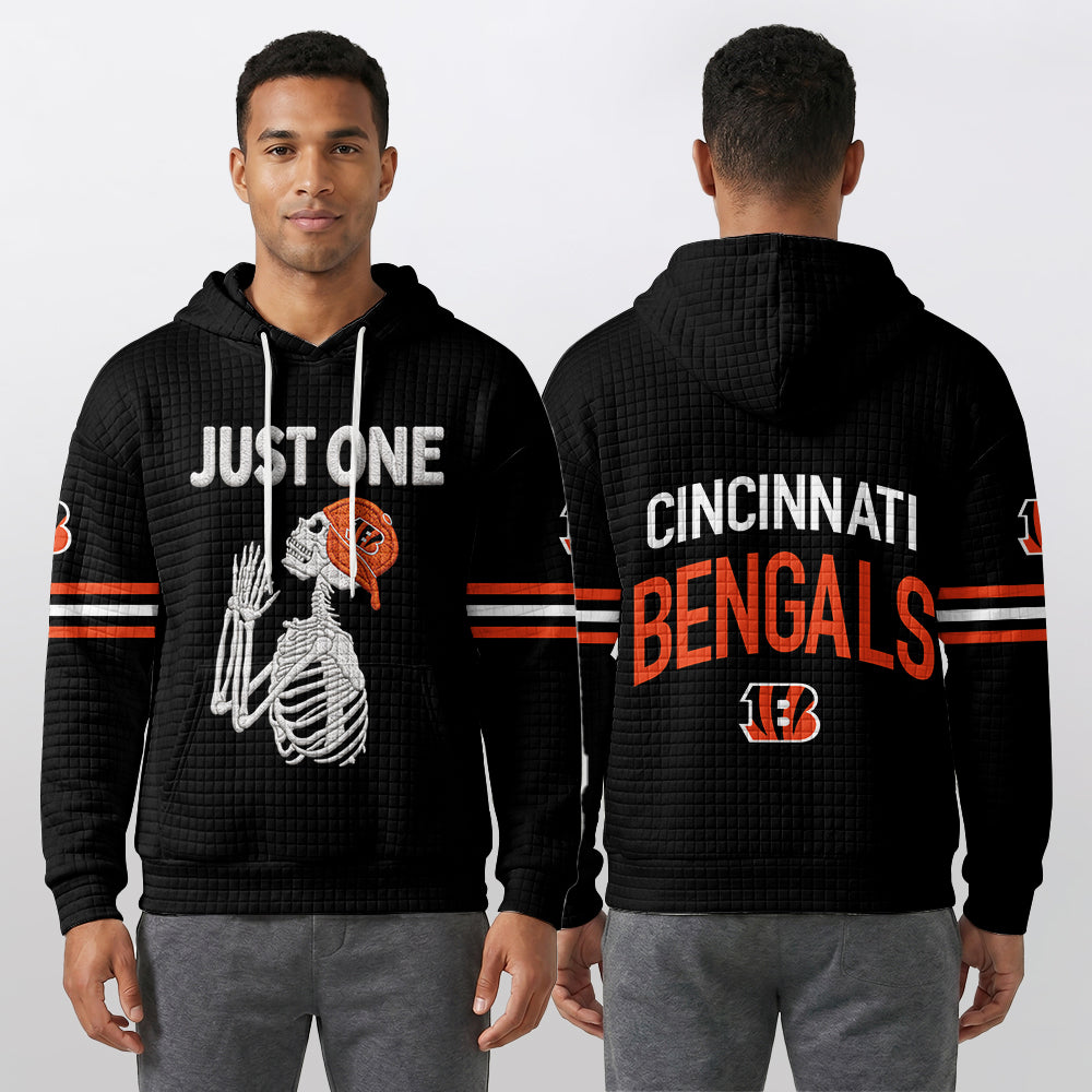 Cincinnati B. Football Waffle Hoodie
