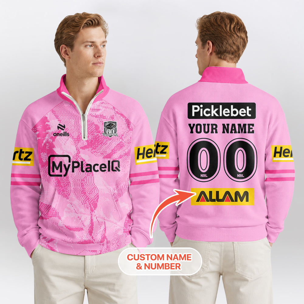 Penrith Quarterzip Waffle Sweatshirt