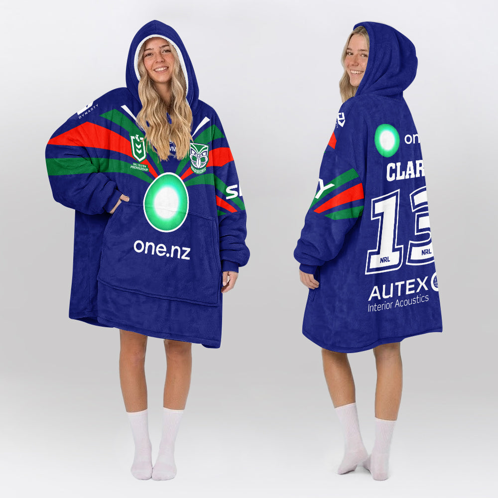 New Zealand 2026 Home Erin Clark 13 Unisex Blanket Hoodie