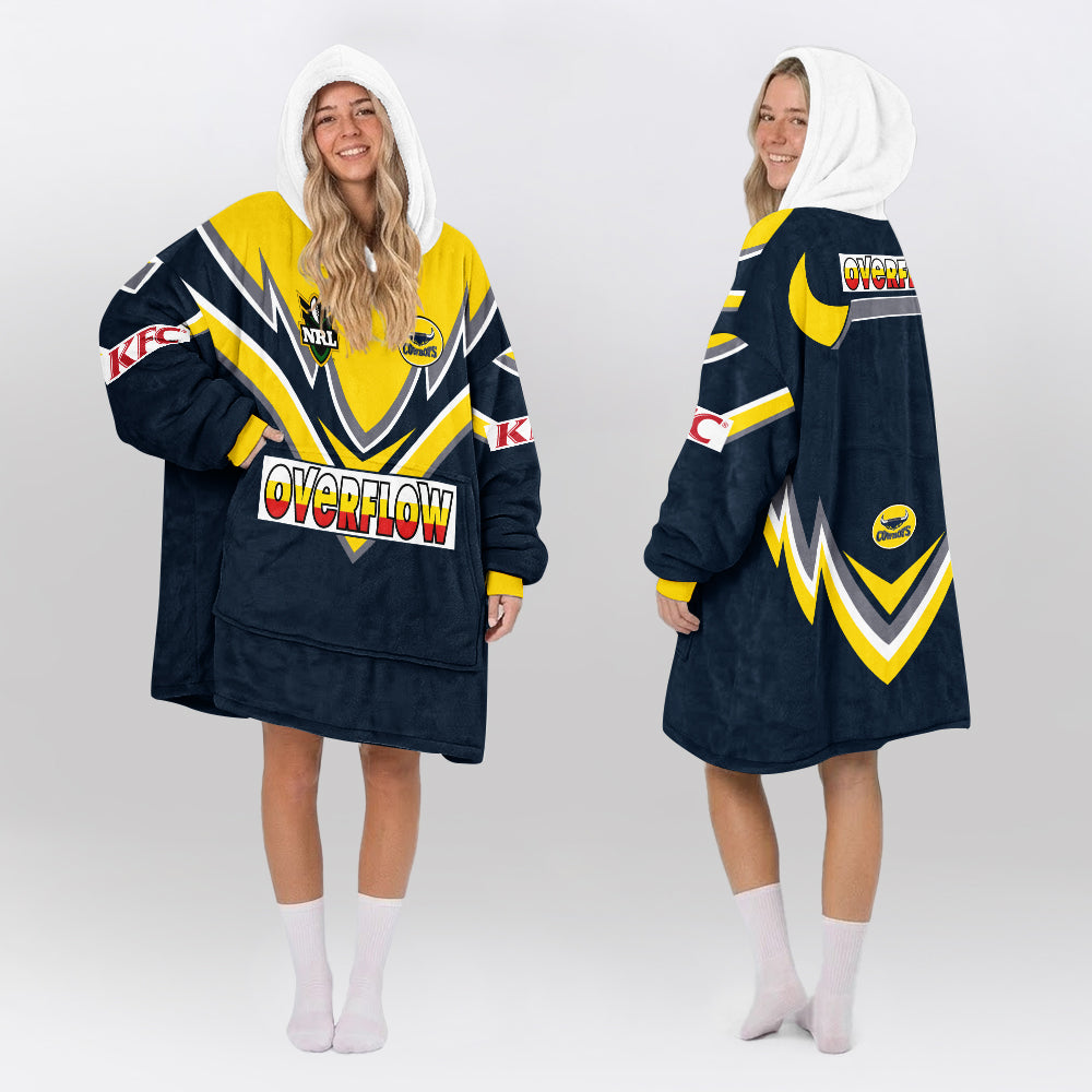 North Queensland 2000 Away Retro Blanket Hoodie