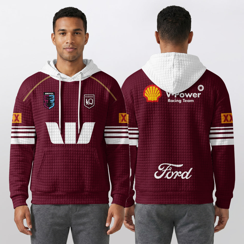 Queensland Rugby 2026 Waffle Hoodie