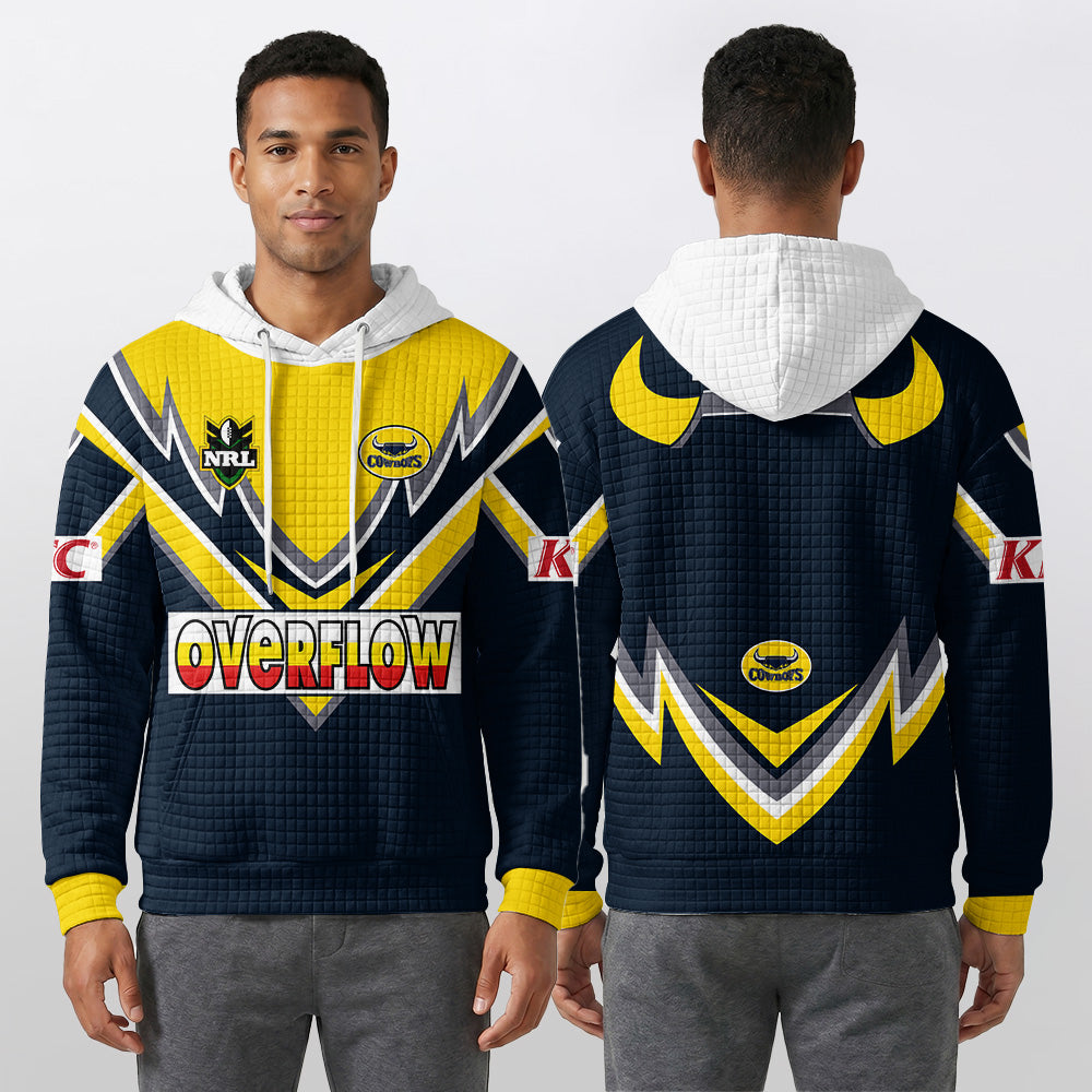 North Queensland 2000 Alternate Away Retro Waffle Hoodie