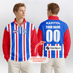 Western Bulldogs Quarterzip Waffle Sweatshirt