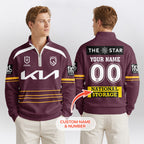 Brisbane Quarterzip Waffle Sweatshirt