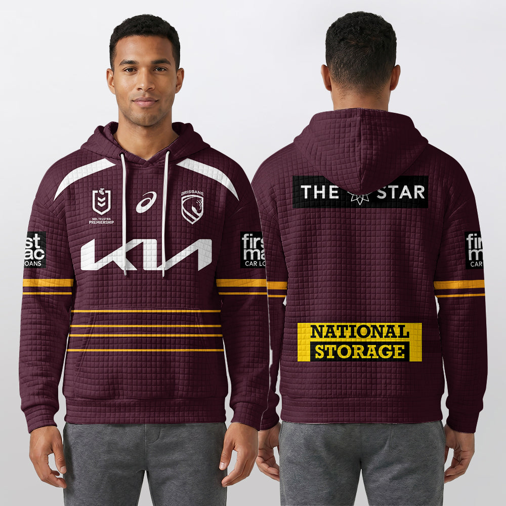 Brisbane Home Waffle Hoodie