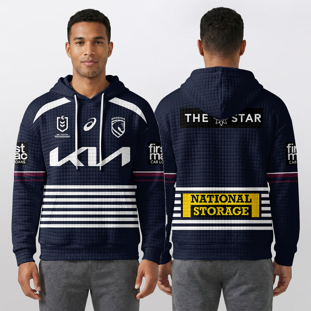 Brisbane Away Waffle Hoodie