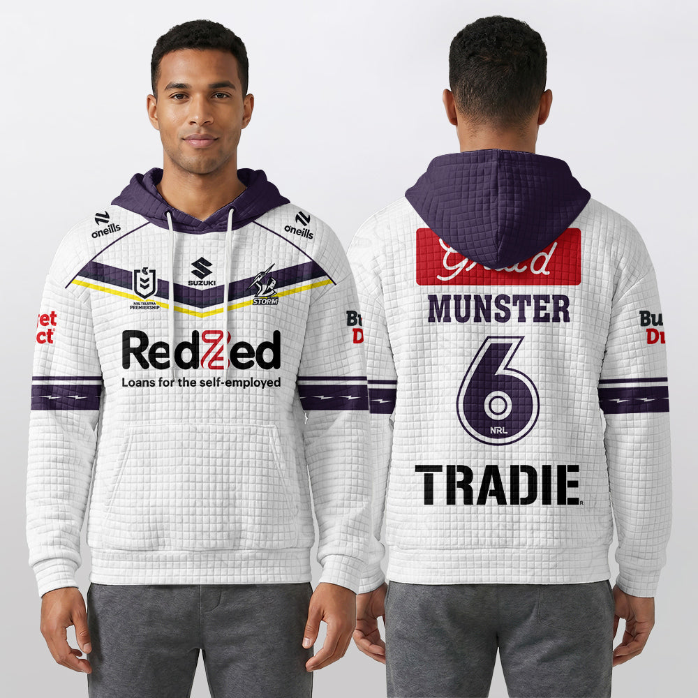 Melbourne Cameron Munster Unisex Away Waffle Hoodie