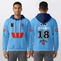 NSW Blues Rugby Waffle Hoodie