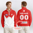 Sydney Football Unisex Quarterzip Waffle Sweatshirt