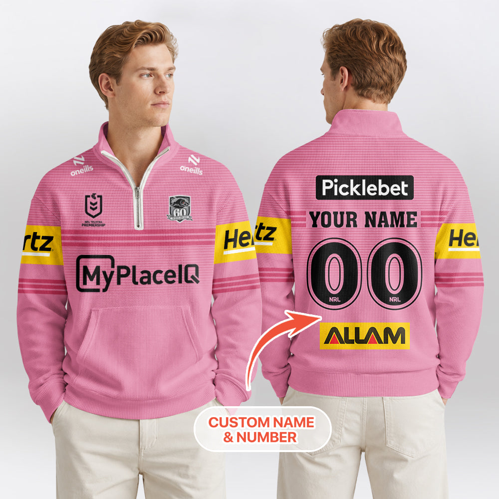 Penrith Quarterzip Waffle Sweatshirt
