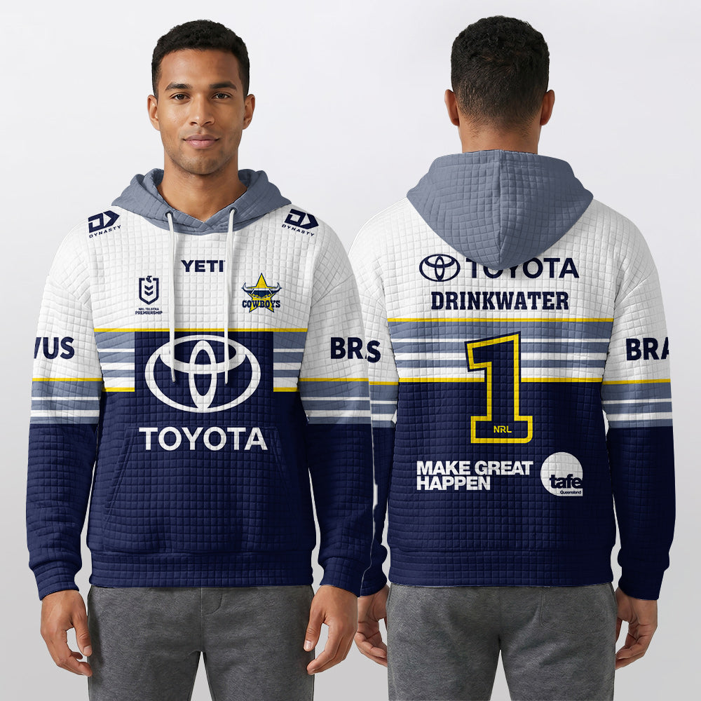 North Queensland Drinkwater 1 Away Waffle Hoodie