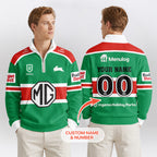 Rabbitohs Quarterzip Waffle Sweatshirt