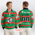 Rabbitohs Quarterzip Waffle Sweatshirt