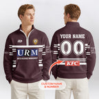 Sea Eagles Quarterzip Waffle Sweatshirt