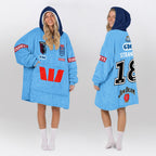 NSW Blues Rugby Blanket Hoodie