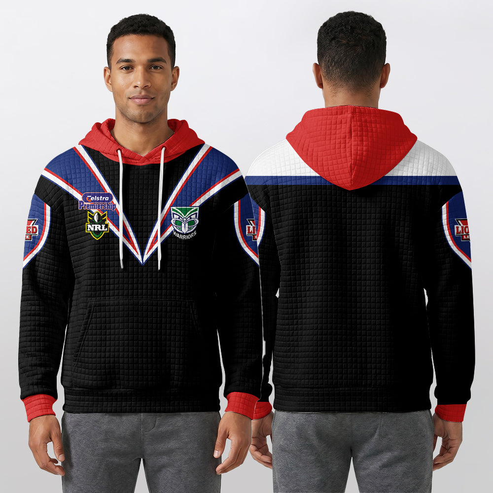 New Zealand Retro 2001 Unisex Waffle Hoodie