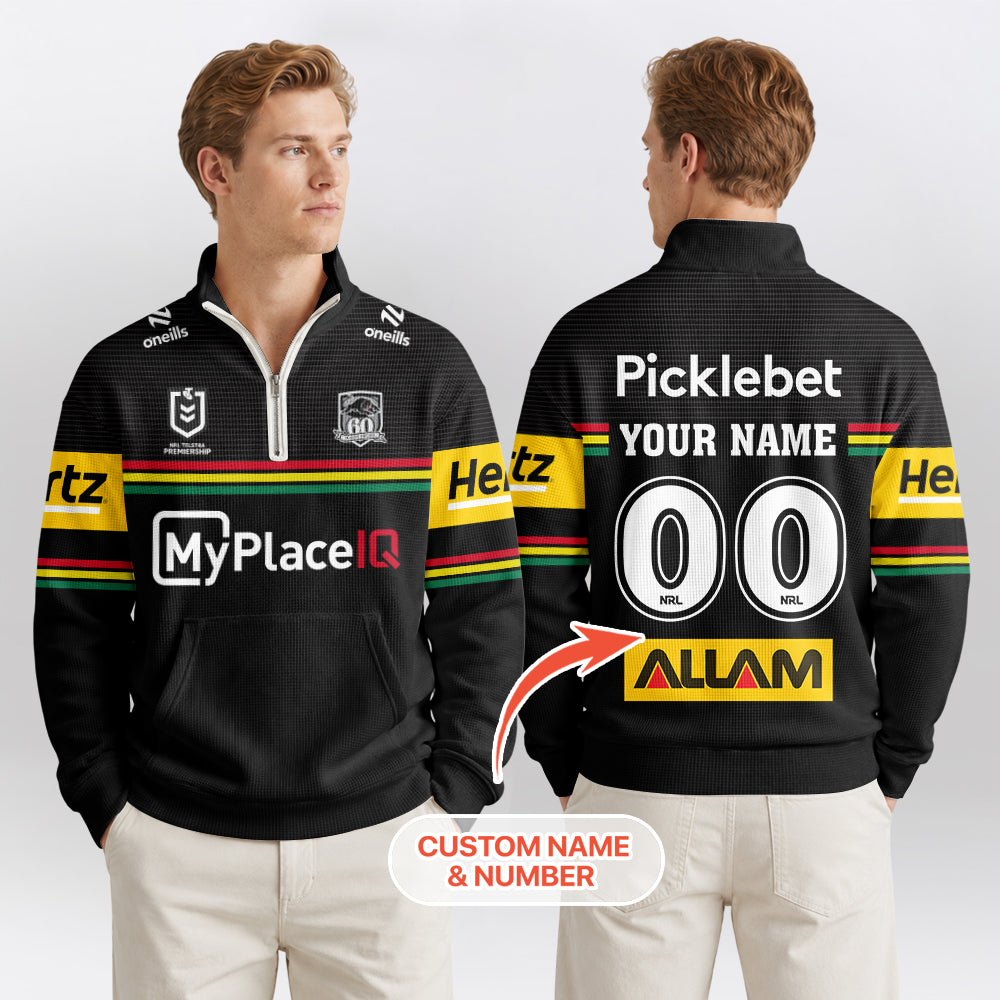 Penrith Quarterzip Waffle Sweatshirt