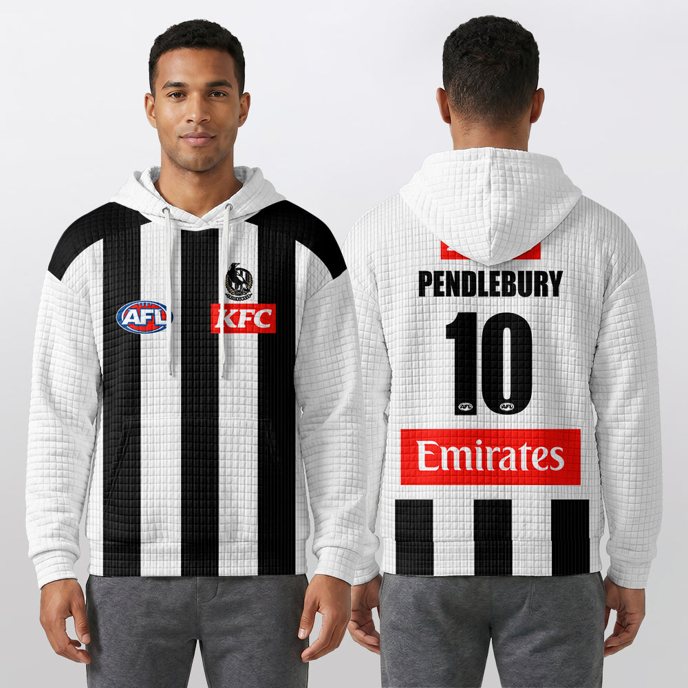 Collingwood Magpies Unisex Waffle Hoodie