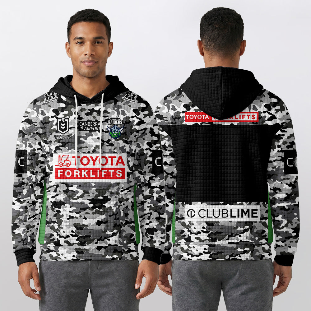 Canberra R 2026 Anzac Round Waffle Hoodie