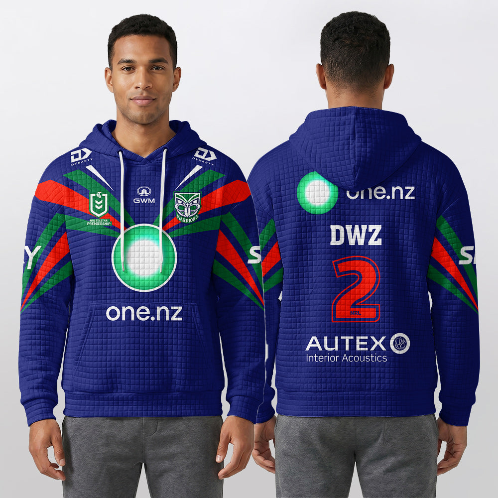New Zealand 2026 Home Unisex Waffle Hoodie