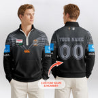 Tigers Quarterzip Waffle Sweatshirt