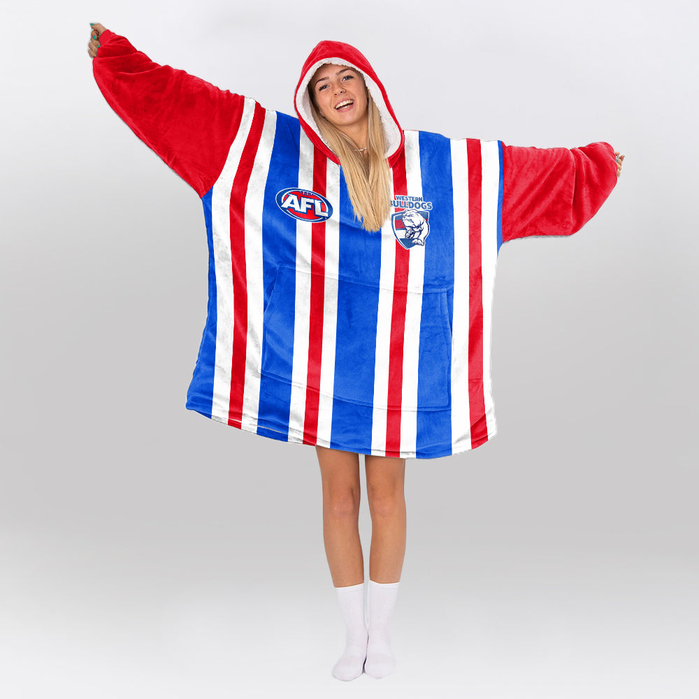 Western Bulldogs Unisex Blanket Hoodie